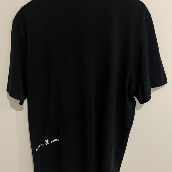 PSYCHO BUNNY Black Graphic T-Shirt sz XL 8 - Picture 3 of 3